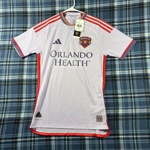 Adidas Orlando City SC 2024-25 Authentic Away Jersey Purple HZ6208 Mens XS NWT